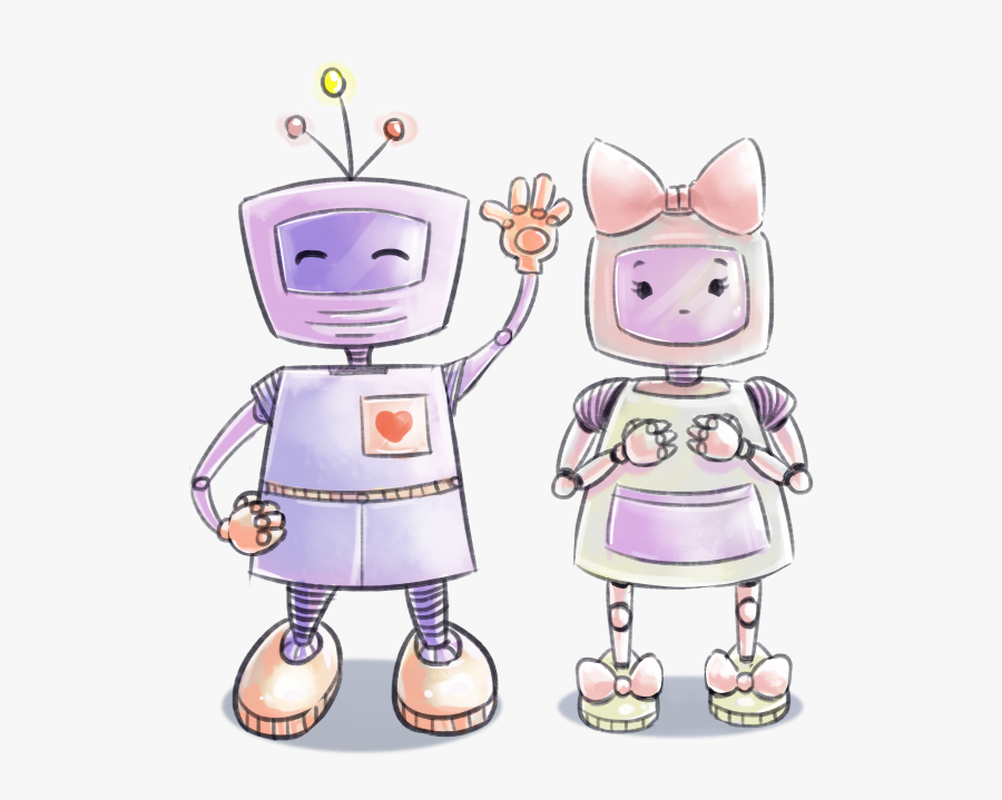 Cute Clipart Transparent Robot, Transparent Clipart