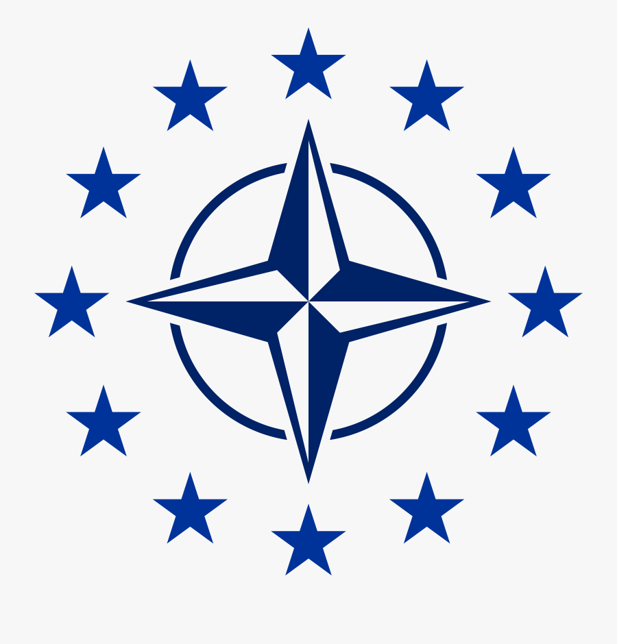 Blue Euro-atlantic Symbol Clipart , Png Download - North Atlantic Treaty Organization Symbol, Transparent Clipart