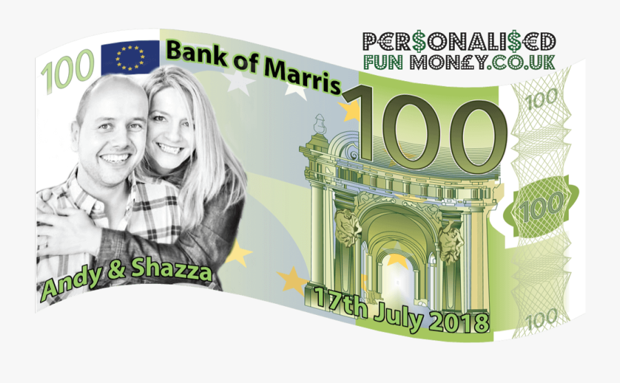 Clip Art 100 Euro Notes - 100 Euro, Transparent Clipart