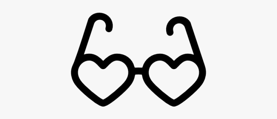 white heart shaped glasses