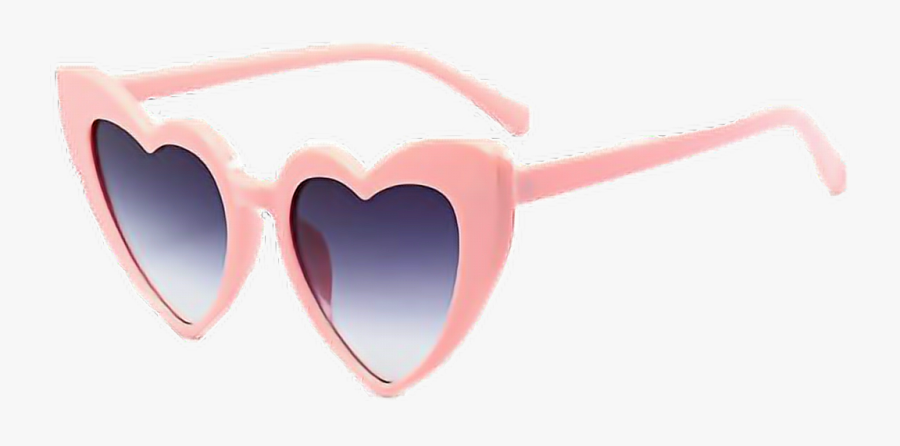 #aesthetic #sunglasses #heartglasses #heart #pink #cute - Sunglasses, Transparent Clipart