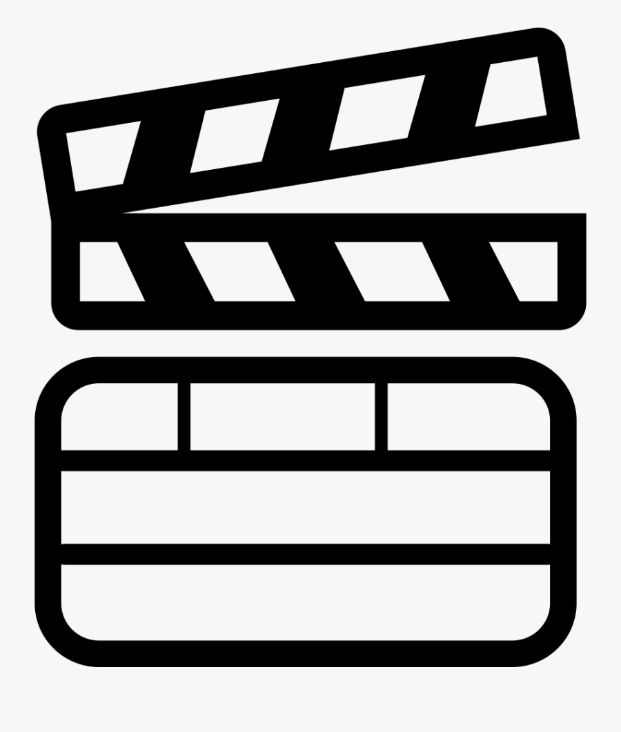 Clip Art Slate For Scenes Numbering - Pizarra Escenas, Transparent Clipart