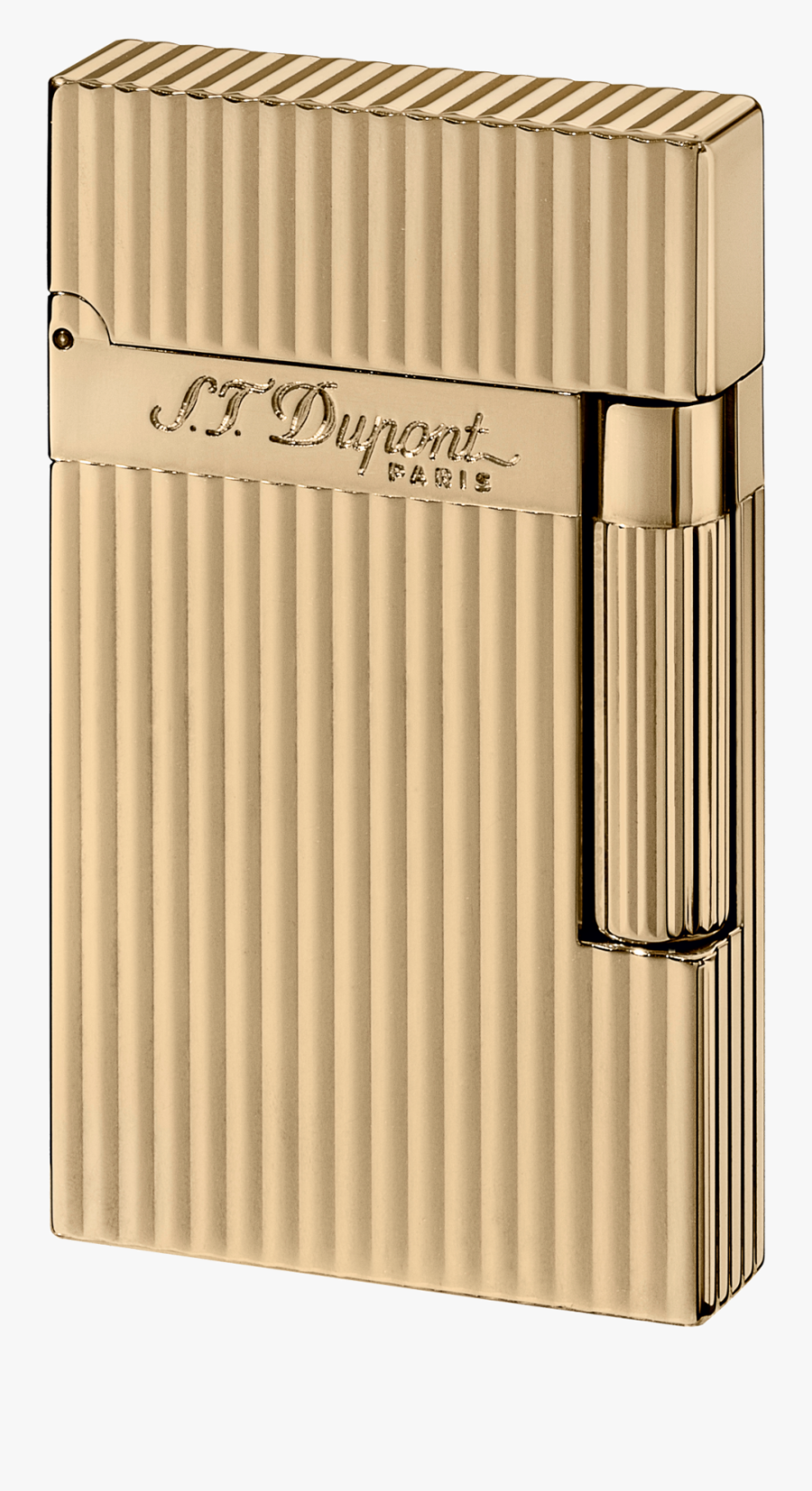 Ligne 2 Gold Montparnasse Vertical Lines Clipart , - Dupont Lighter, Transparent Clipart