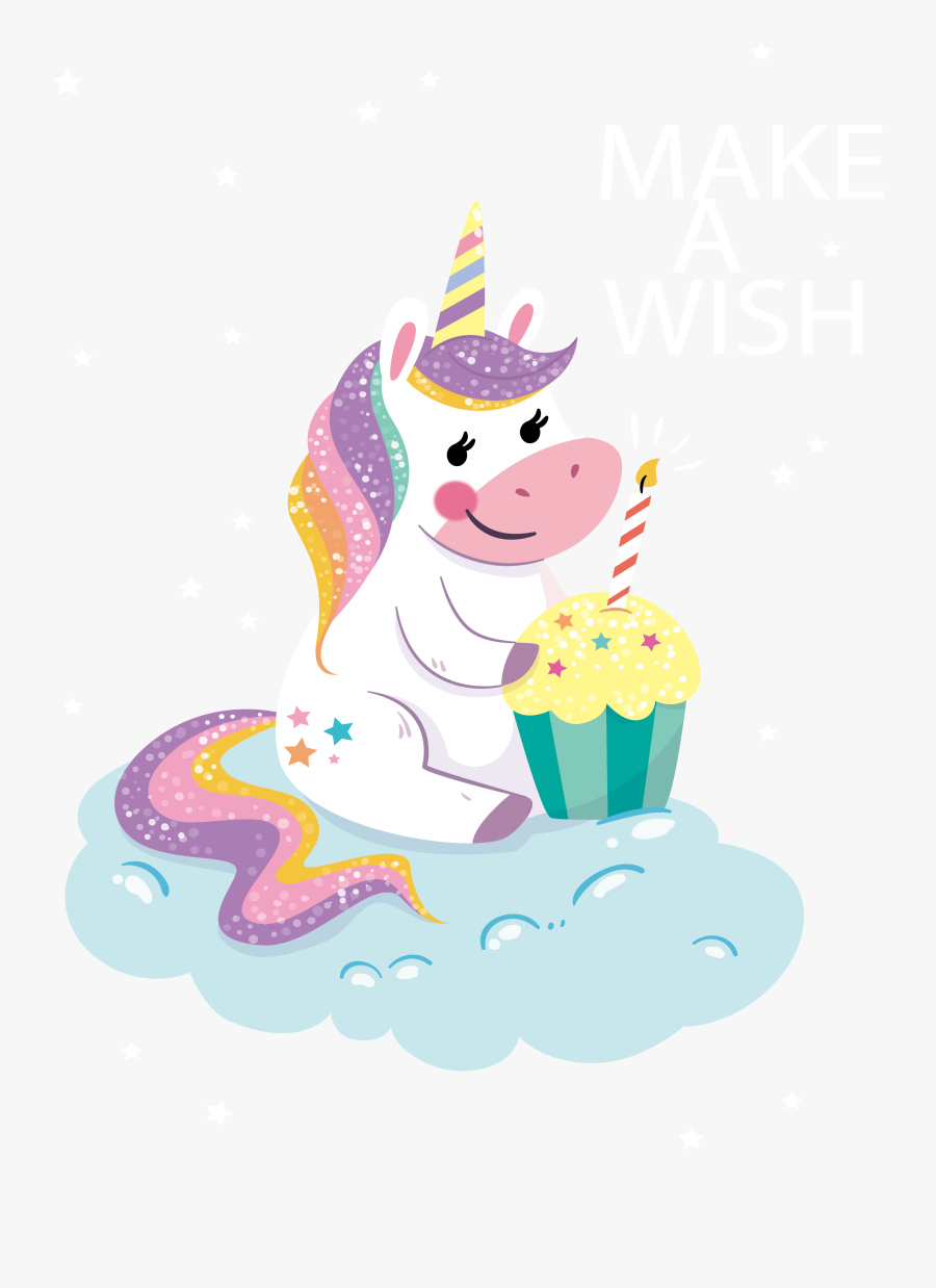 Wishing Birthday Euclidean Vector Unicorn Party Icon - Unicorn Birthday Clipart Png, Transparent Clipart