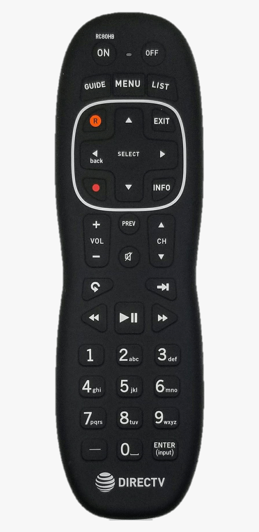 Transparent Remote Control Clipart - Directv, Transparent Clipart