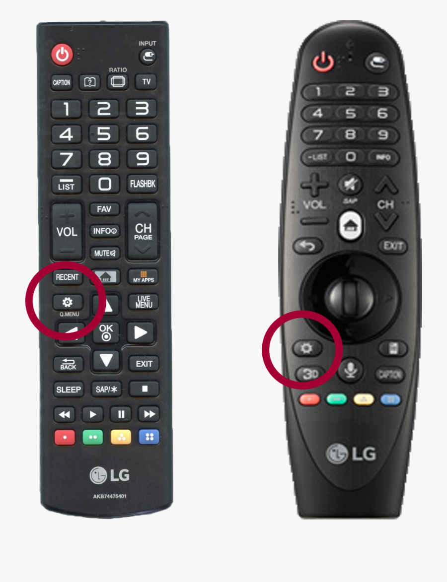 Television Remote Control, Transparent Clipart