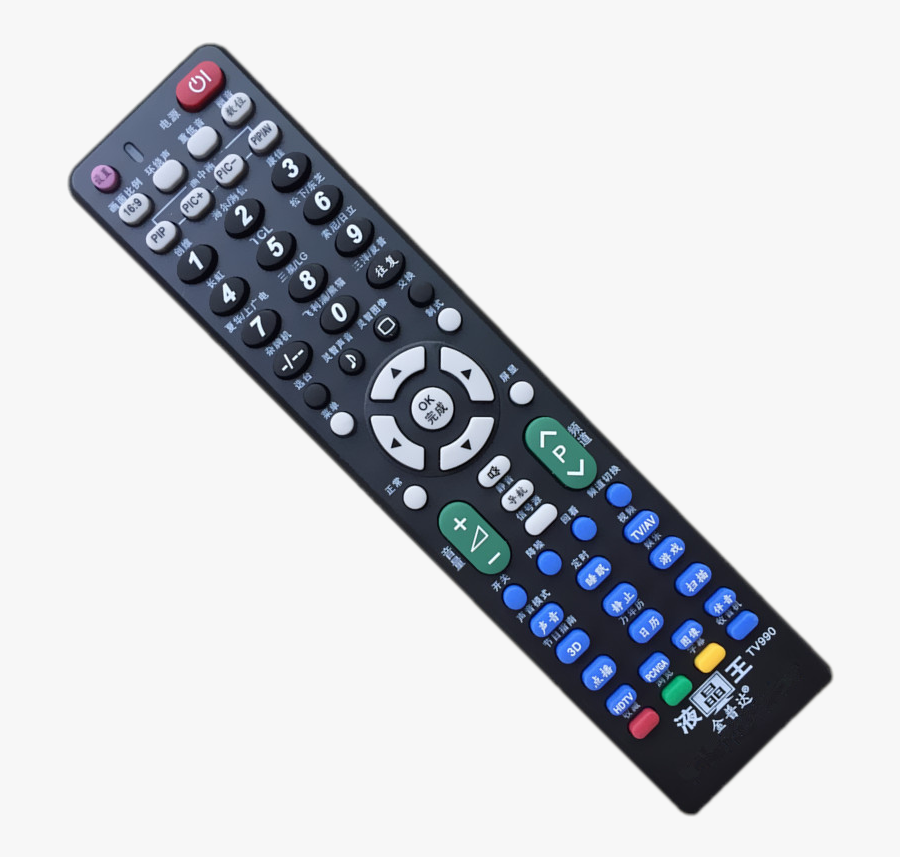 Transparent Old Television Png - Medion Tv Remote Control, Transparent Clipart