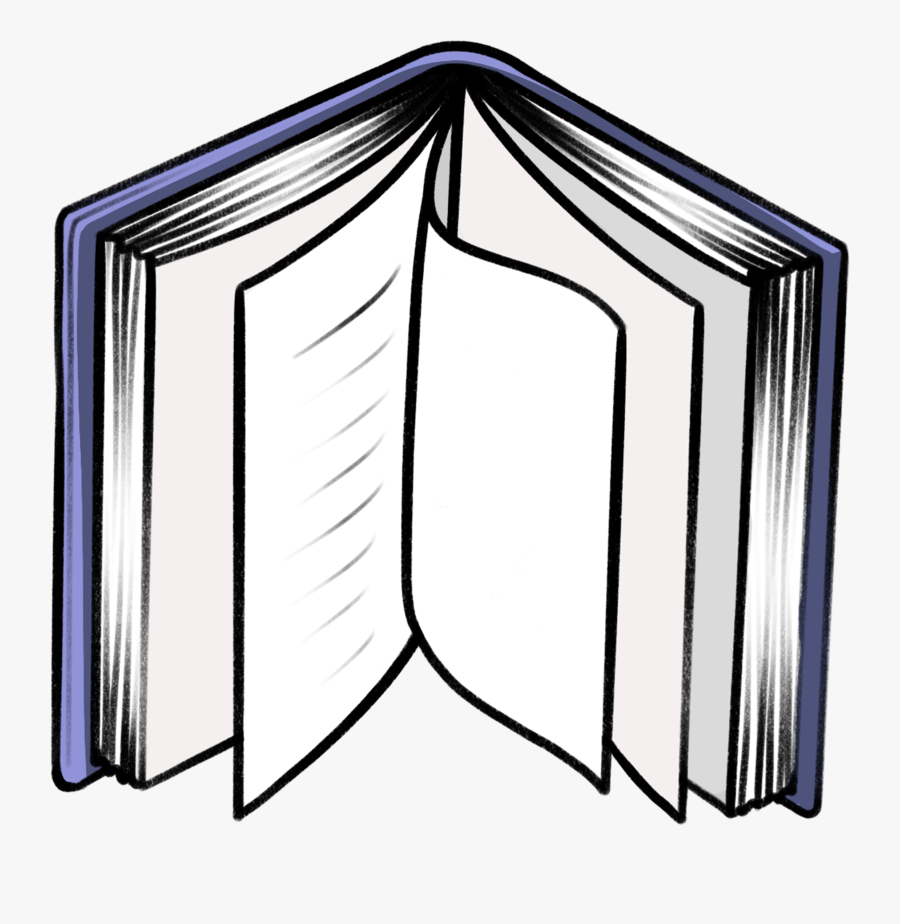 Open Notebook Clipart, Transparent Clipart