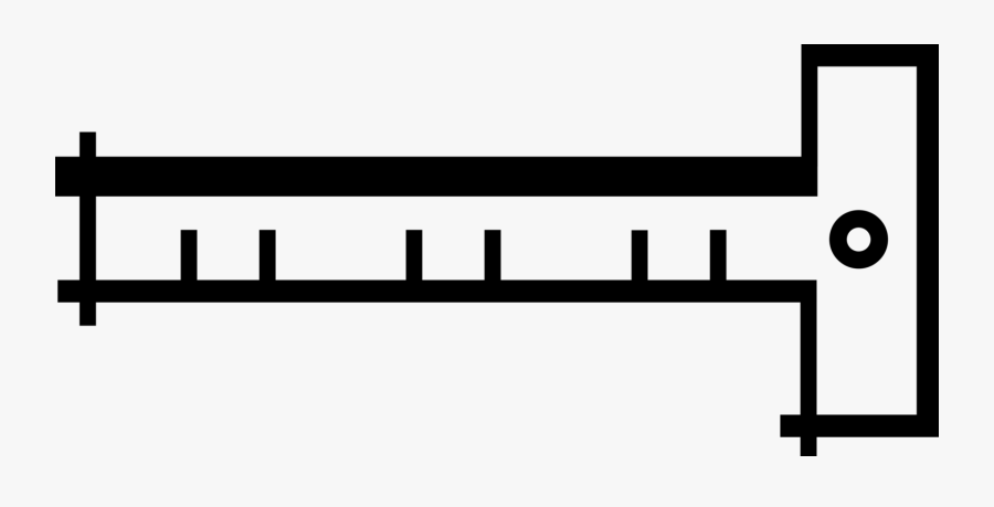 Drawing Instrument T Square, Transparent Clipart