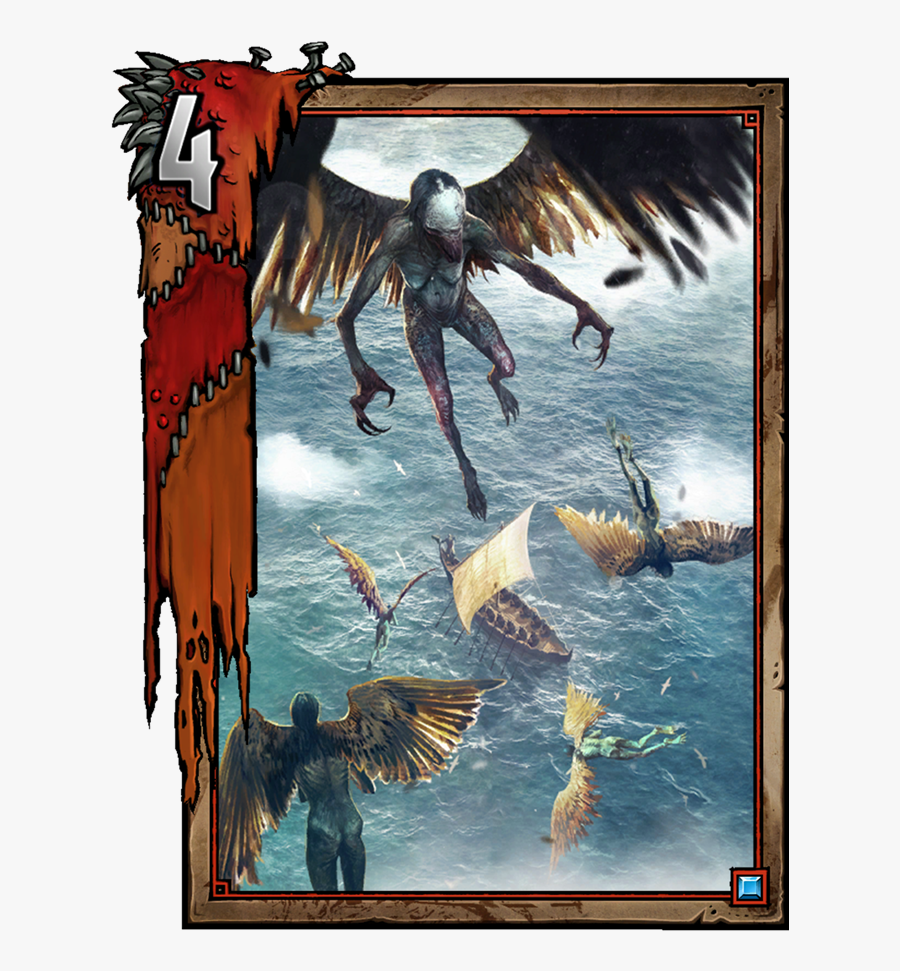 Clip Art Daily Card Discussion Harpy - Harpy Gwent, Transparent Clipart
