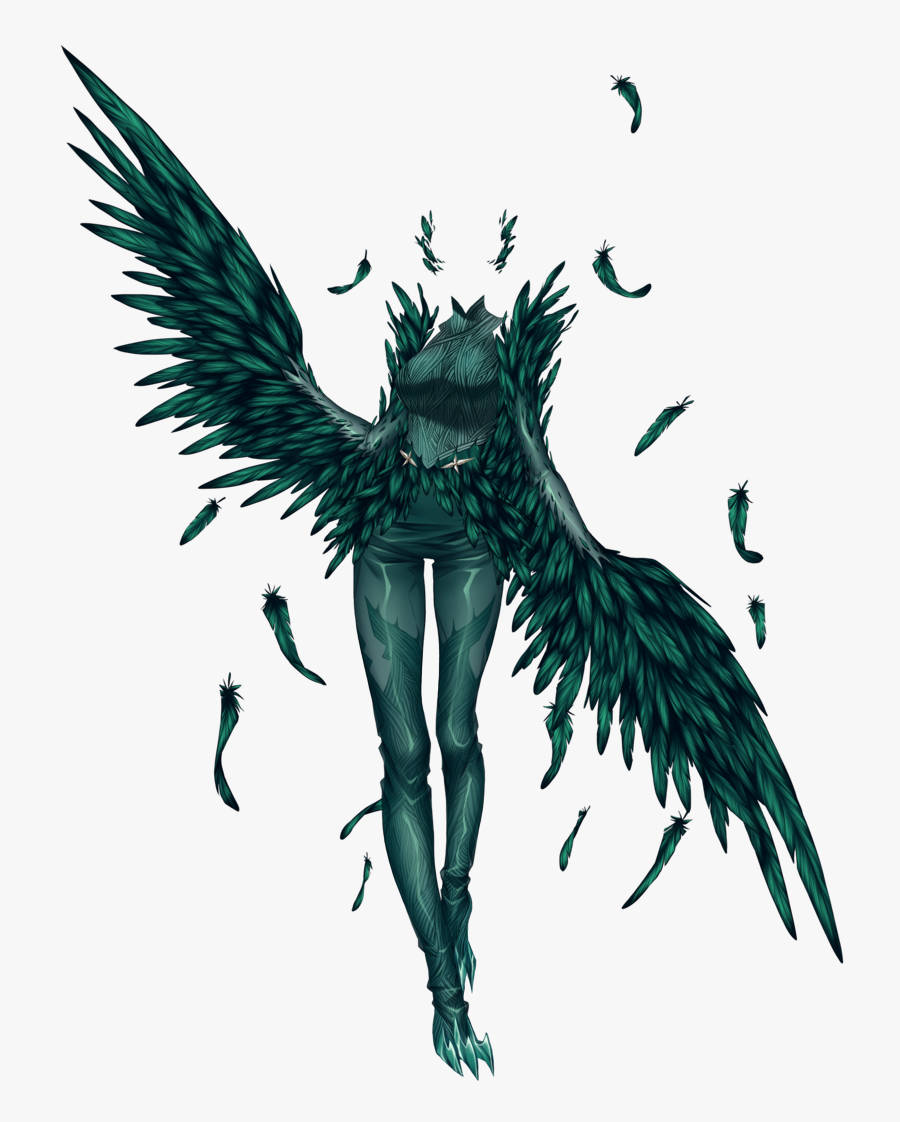 Transparent Claw Rips Png - Alas Twisted Harpy Eldarya, Transparent Clipart