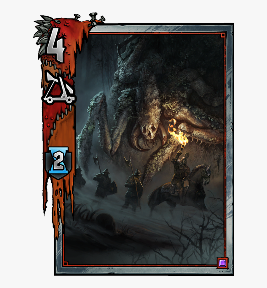 Clip Art Roach Gwent Card - Frightener Gwent, Transparent Clipart