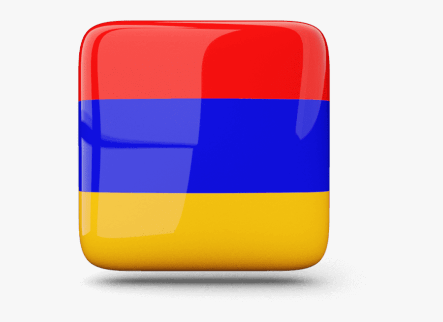 Armenia Flag Square, Transparent Clipart