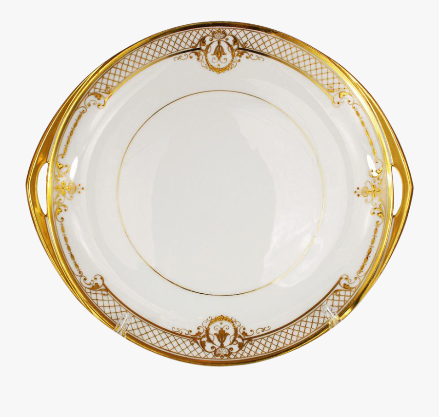 Plate Png Picture - Gold Plate Png, Transparent Clipart