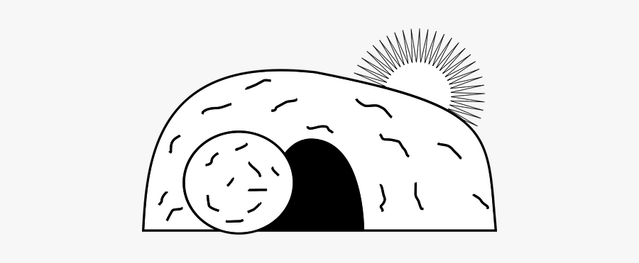 Vector Image Of Tomb - Empty Tomb Clip Art, Transparent Clipart