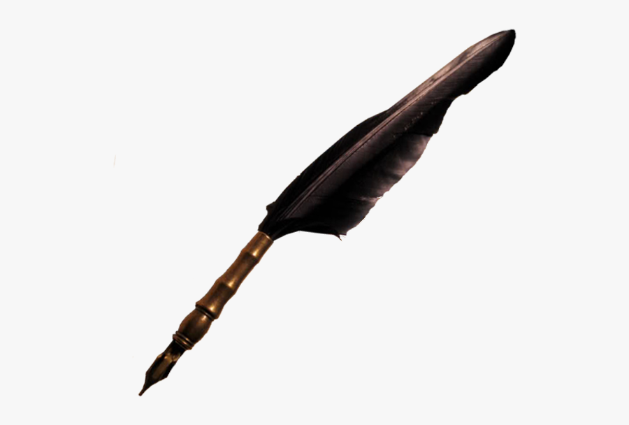 Edgar Allan Poe S - Quill Pen Transparent Background, Transparent Clipart