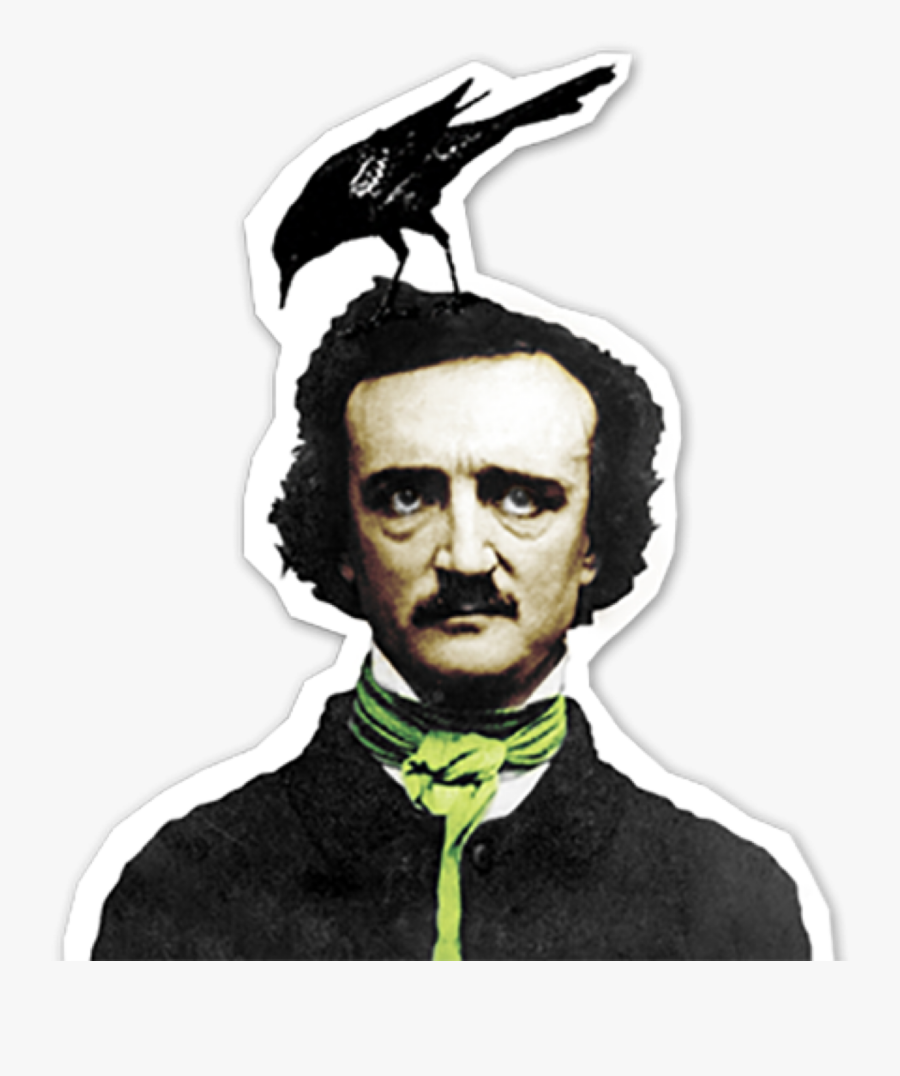 #edgarallanpoe #raven #ftestickers#freetoedit - Edgar Allan Poe, Transparent Clipart