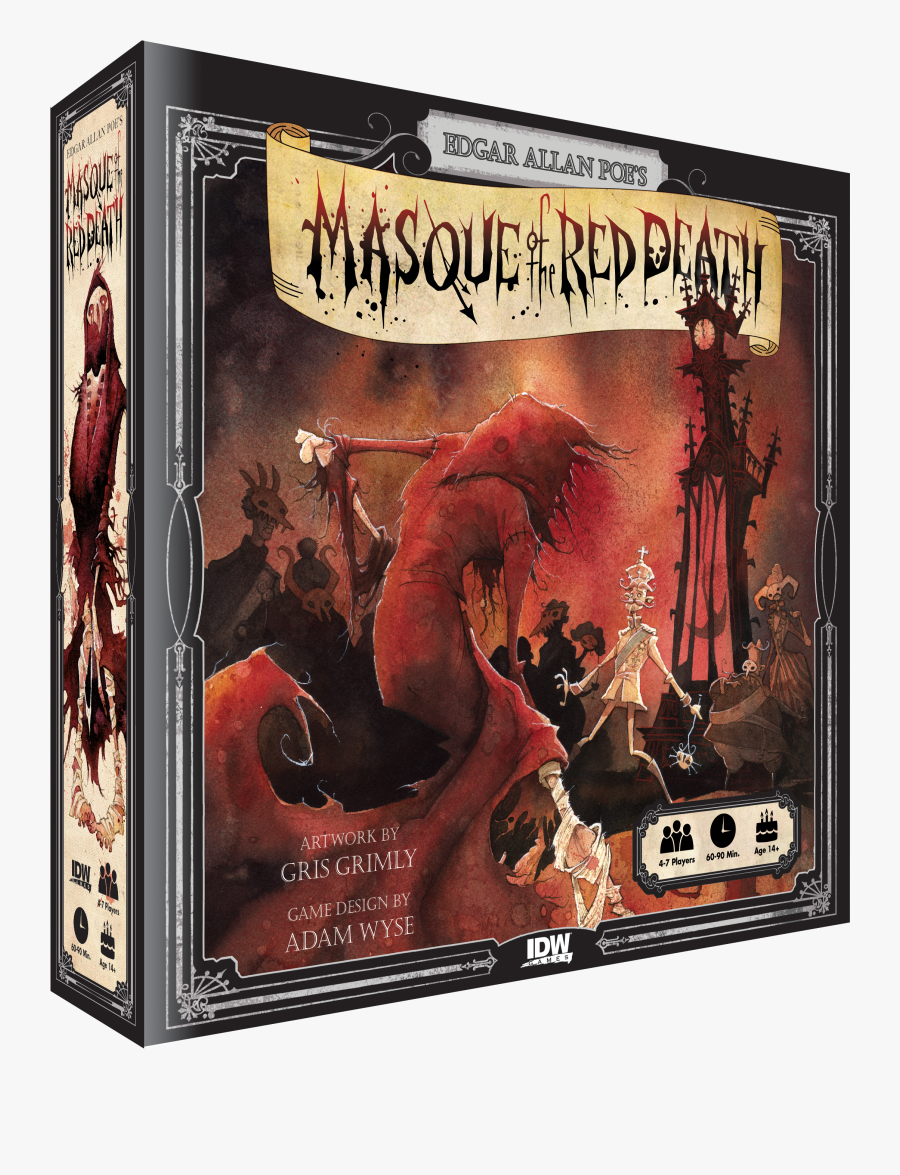 Transparent Edgar Allan Poe Png - Edgar Allan Poe Masque Of Red Death Game, Transparent Clipart