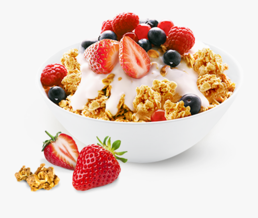 #food #colorful #breakfast #granola #cereal - Bowl Of Cereal Png, Transparent Clipart