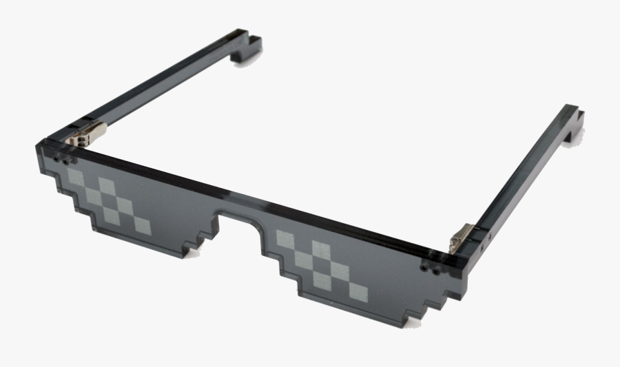 Deal With It Sunglass - Black Sunglasses No Background, Transparent Clipart