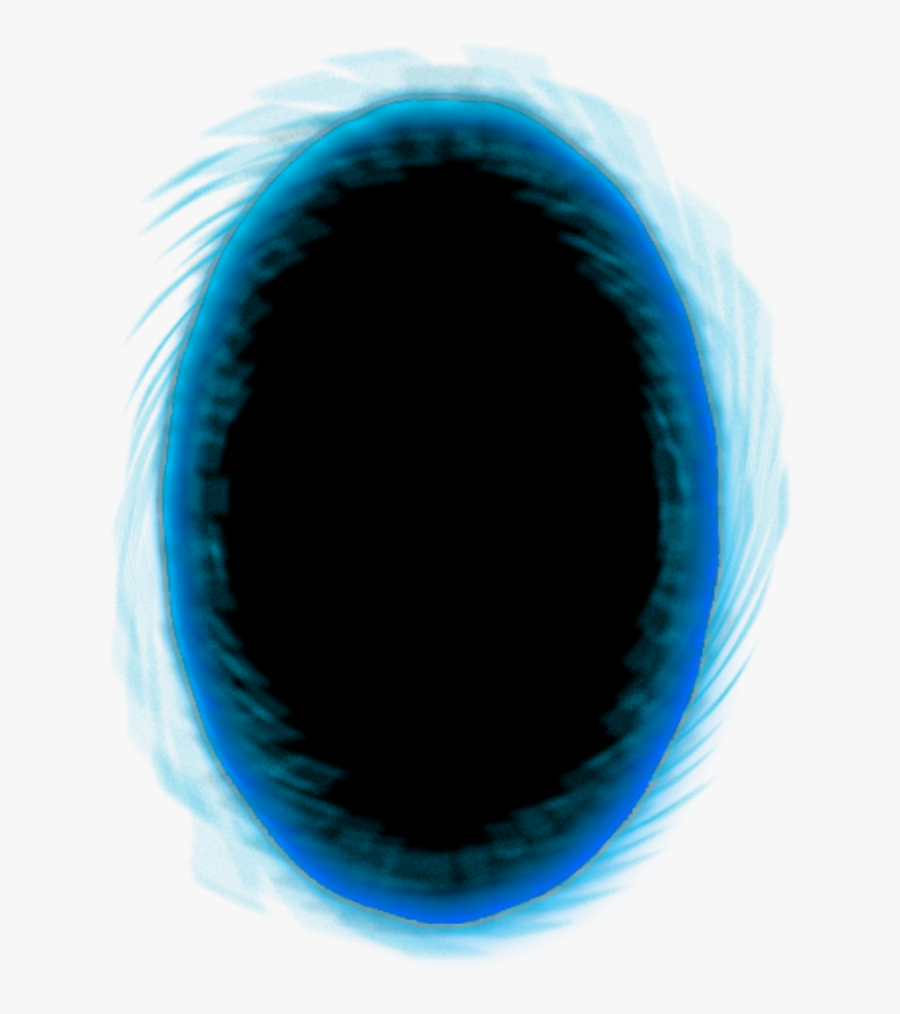 #portal #dimension #power #superpower #blue&black #darkhole - Circle, Transparent Clipart