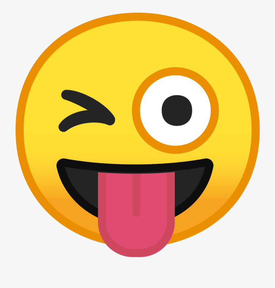 Winking Emoji Png - Emoticon Sacando La Lengua, Transparent Clipart