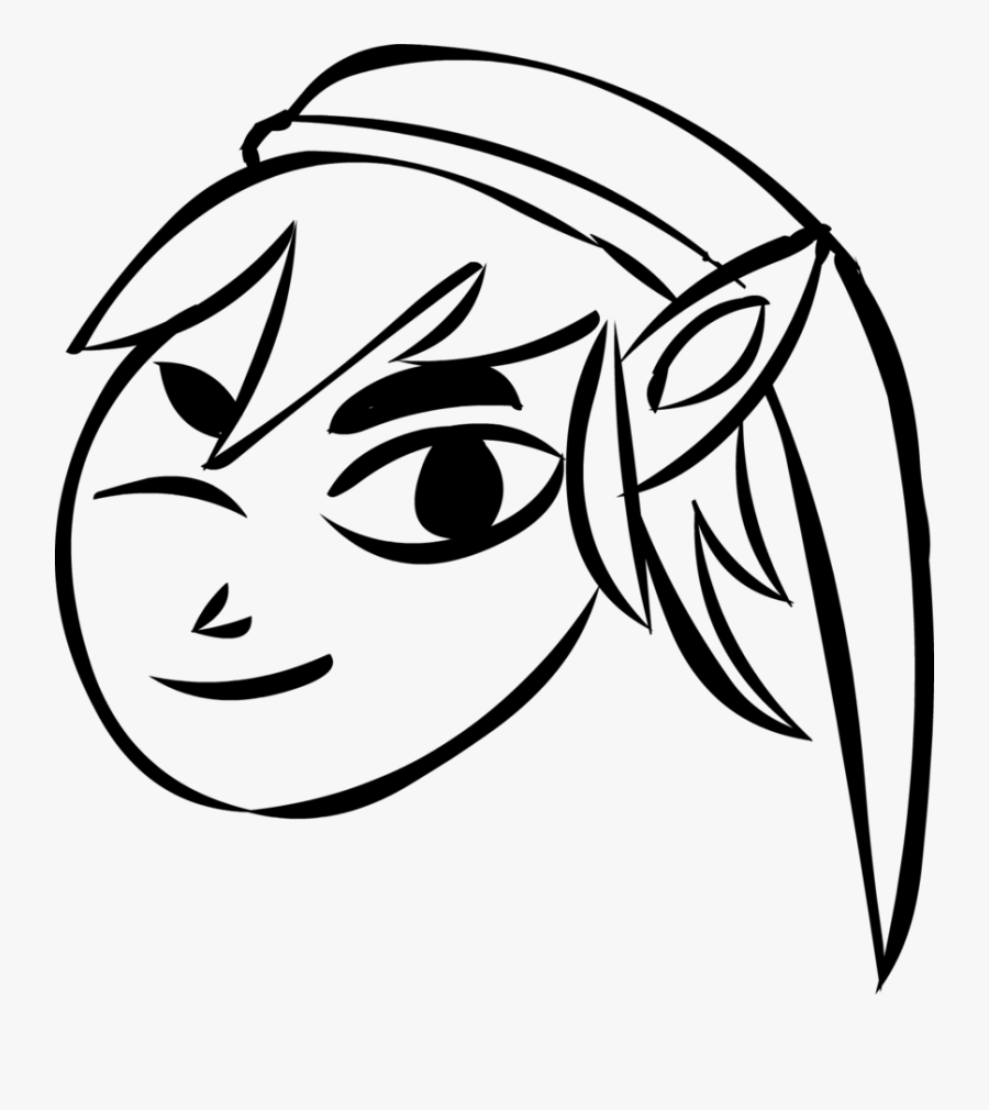 Link Winky Face By Bronythepony, Transparent Clipart
