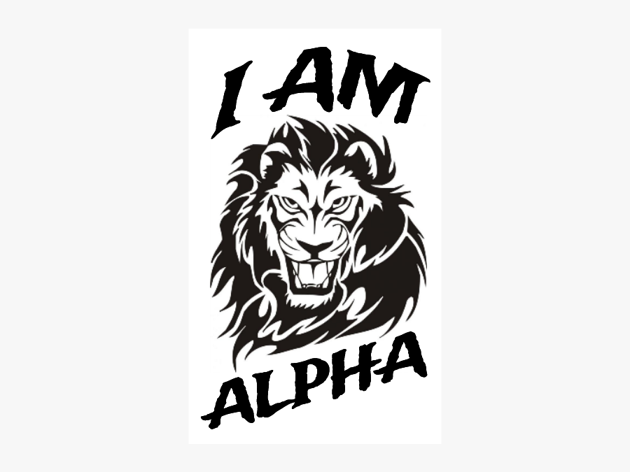 Tribal Lion, Transparent Clipart