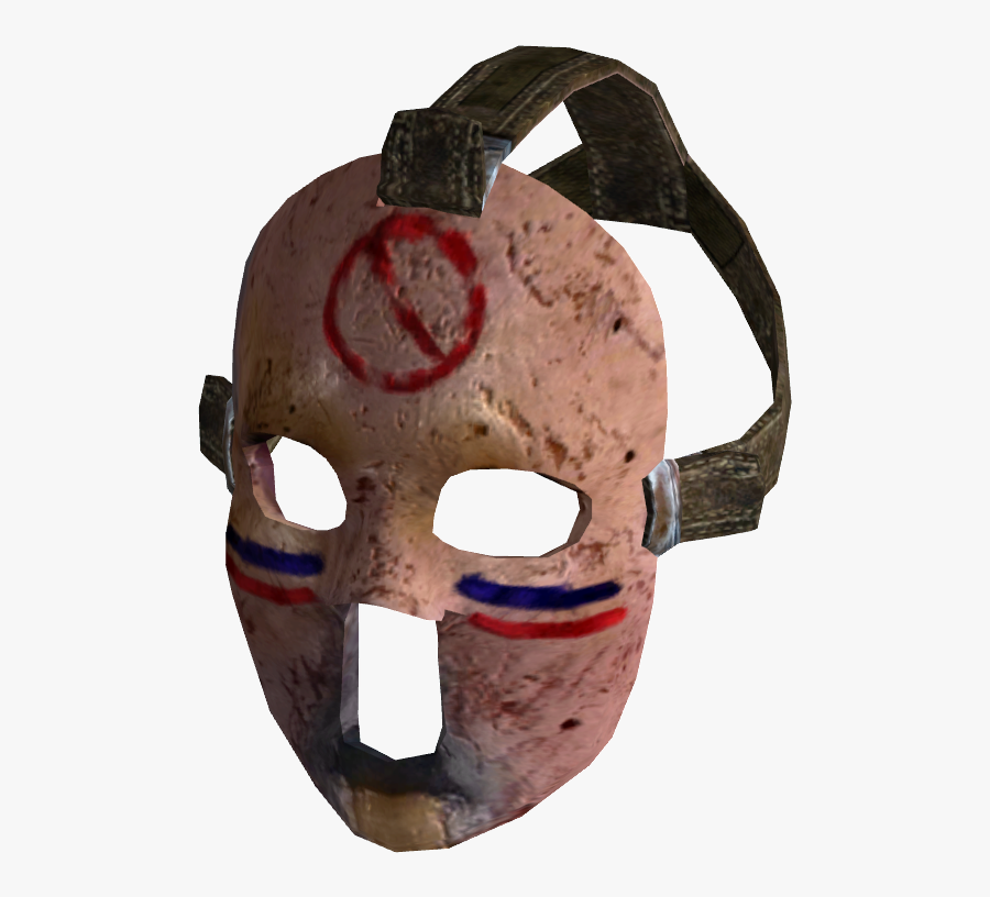 Fallout Nv Mask - Fallout 3 Hockey Mask, Transparent Clipart