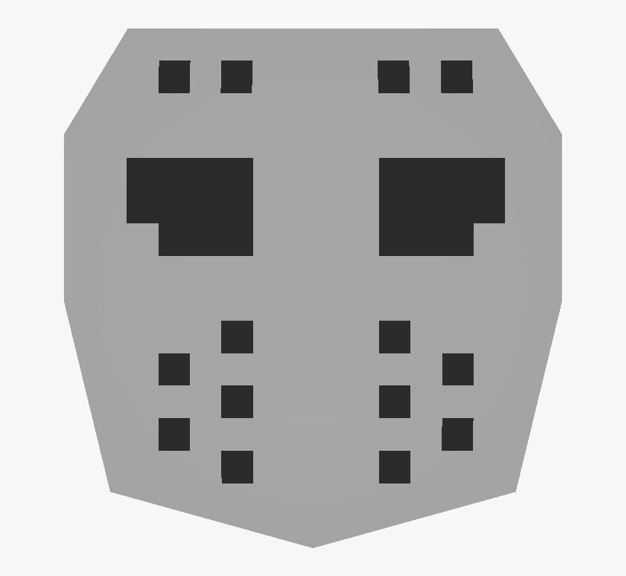 Unturned Mask - Cross, Transparent Clipart