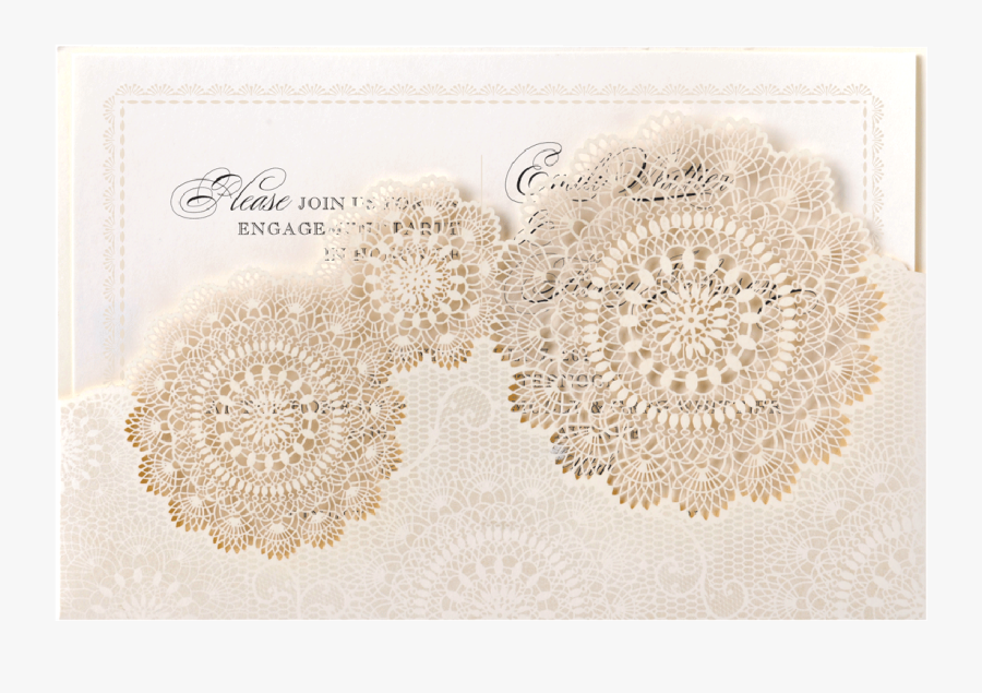 Doily Transparent Ivory Paper - Crochet, Transparent Clipart