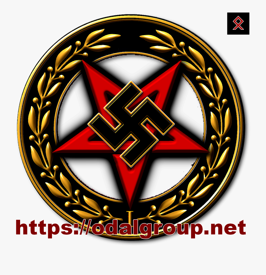 Transparent Hitler Moustache Png - Occult Logo Png, Transparent Clipart