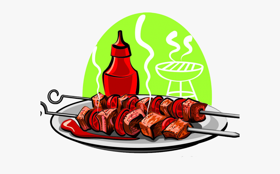 Kebab Clipart Grilled Beef - Шашлык Вектор Пнг, Transparent Clipart