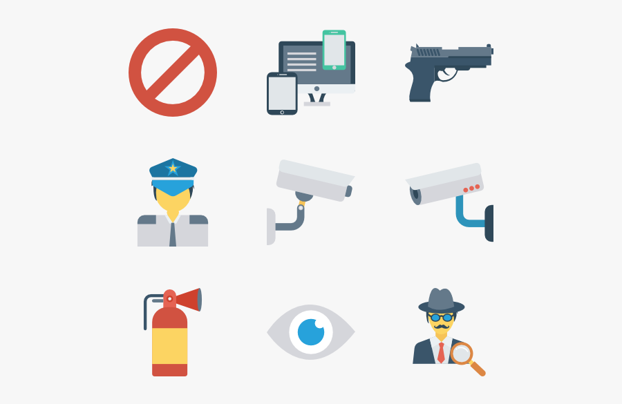 Free Icons Designed By - Firearm, Transparent Clipart