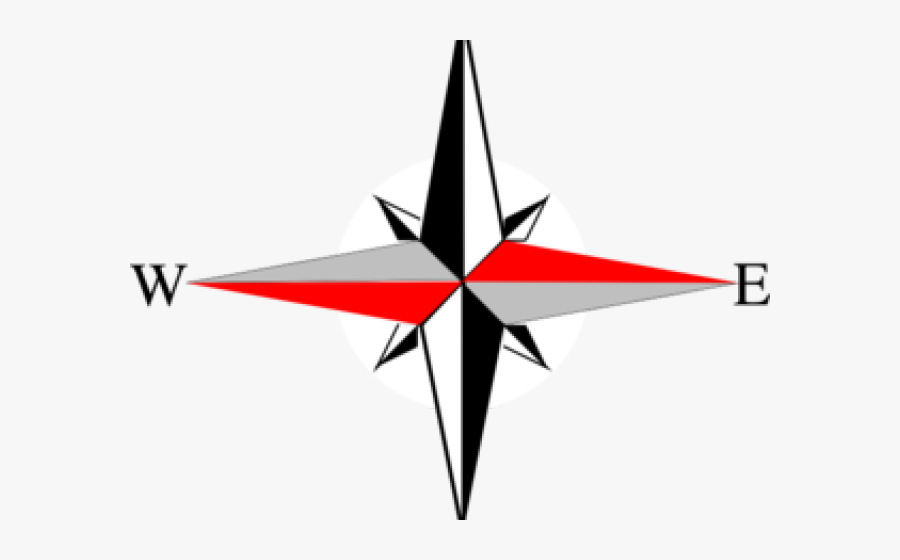 Ban Cliparts - Compass North East West South, Transparent Clipart