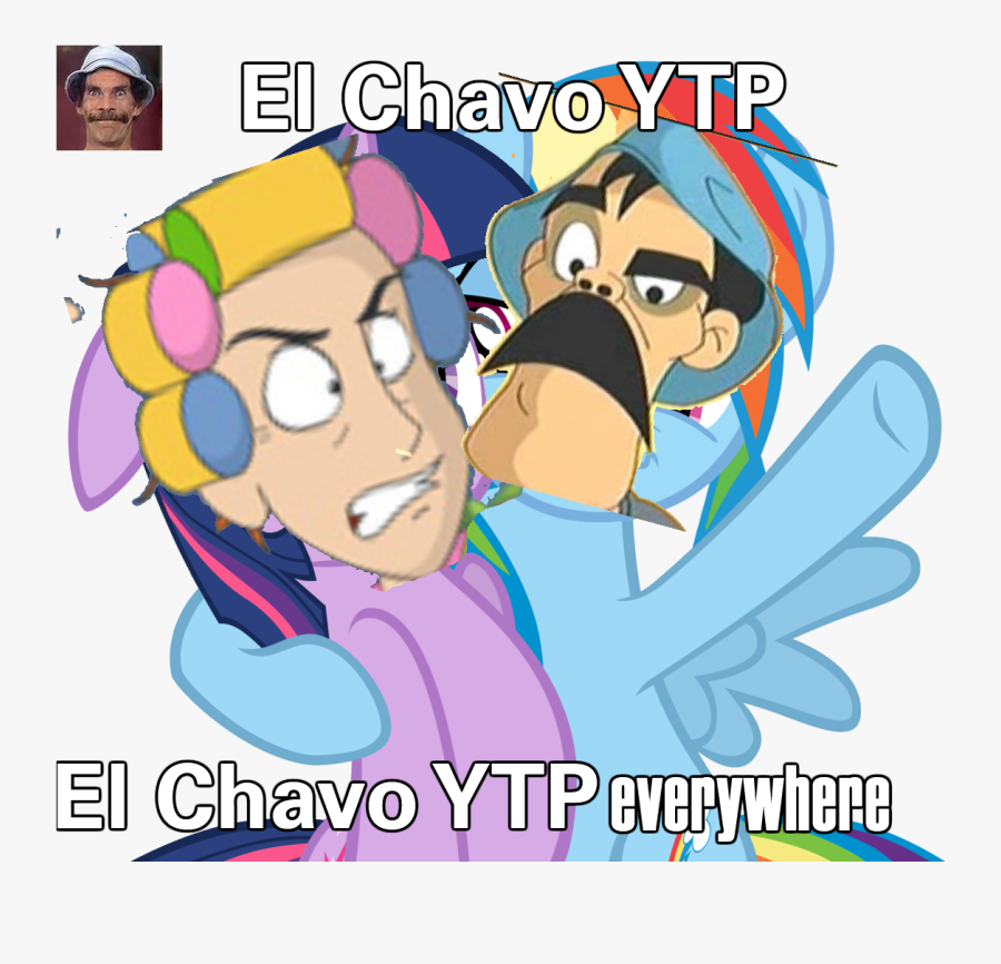 Dona Florinda, Don Ramon, El Chavo Del 8, Rainbow Dash, - El Chavo Del Ocho Doña Florinda Vs Don Ramon, Transparent Clipart