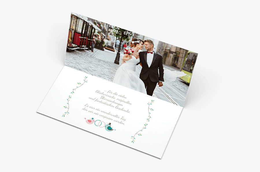 Folded Card - Wedding Reception, Transparent Clipart