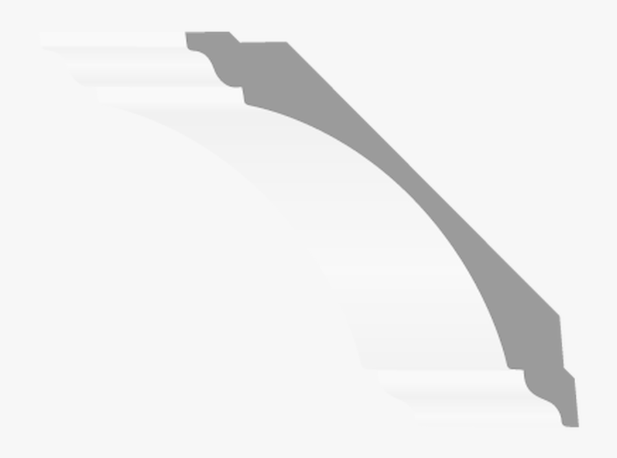 Cove 8 Crown Moulding - Arch, Transparent Clipart