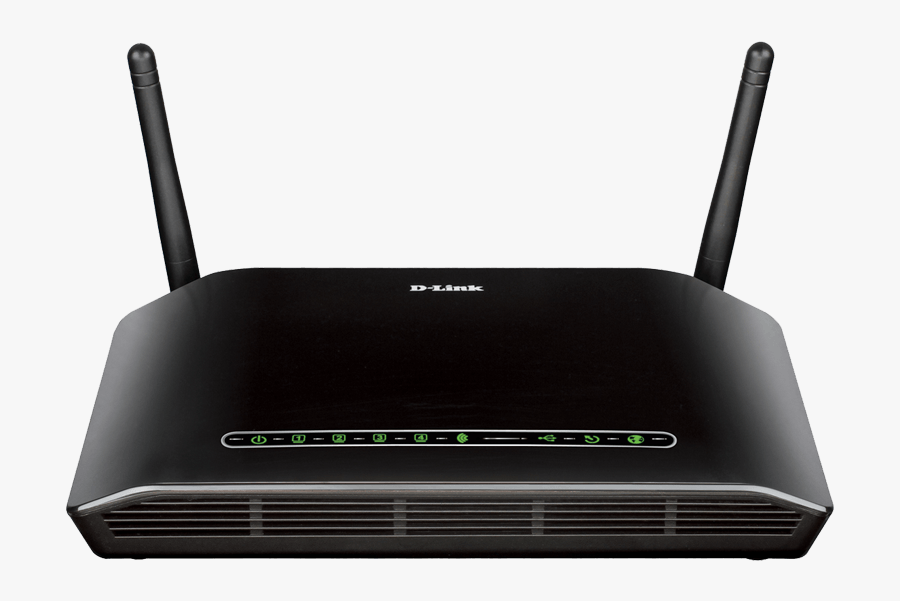 Technology Clipart Wireless Network - D Link Wireless N300 Adsl2+ Modem Router, Transparent Clipart