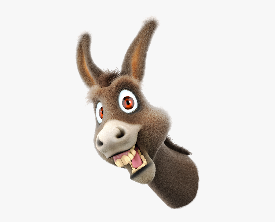 Donkey Face Cartoon Png, Transparent Clipart