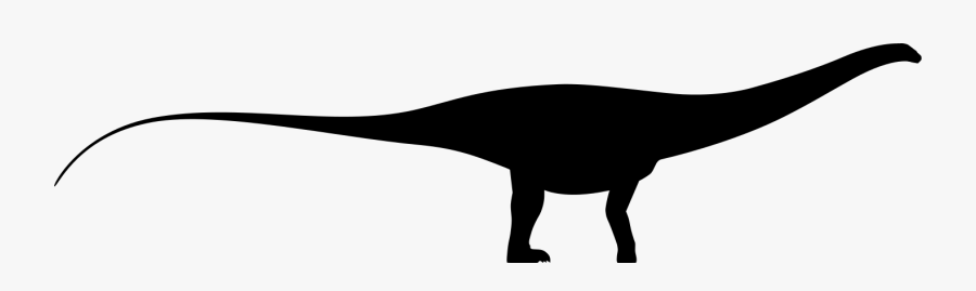 File - Apatosaurus Silhouette - Svg - Abelisaurus Silhouette - Sauropod Silhouette Png Transparent, Transparent Clipart