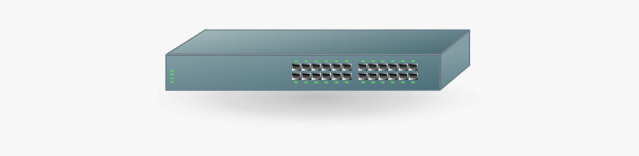 24 Ports Switch Nicolas 01 Png Images - Server, Transparent Clipart