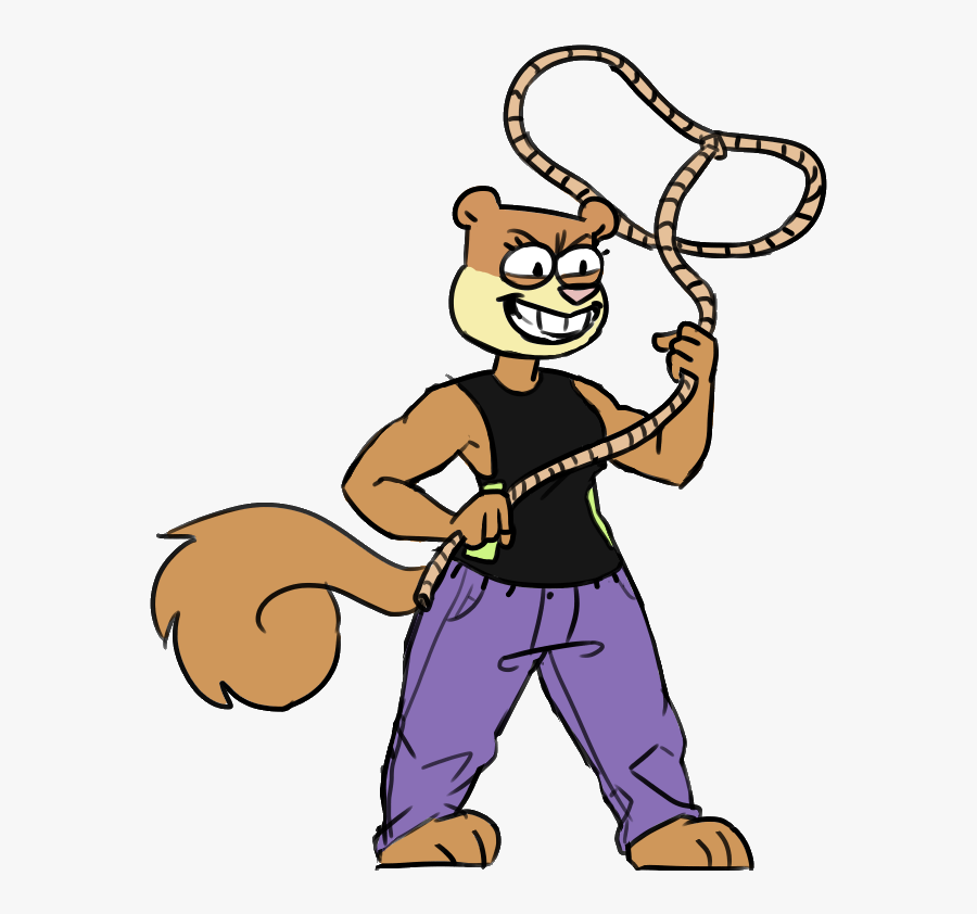 Handsome Squidward Png - Spongetale Sandy, Transparent Clipart