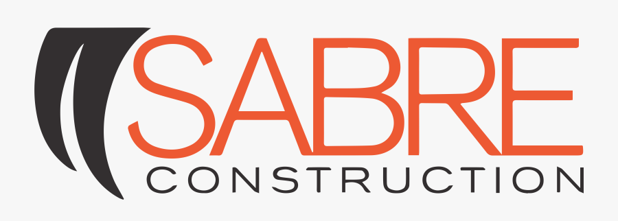 Sabre Construction Logo Clear Background - Graphic Design, Transparent Clipart