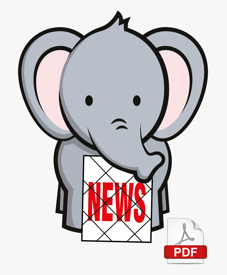 Elephant Eddie, Transparent Clipart