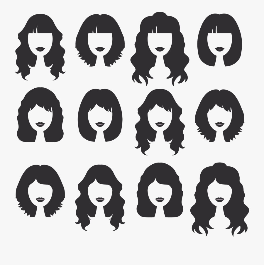Hairstyle Beauty Parlour - Women's Hair Icon, Transparent Clipart