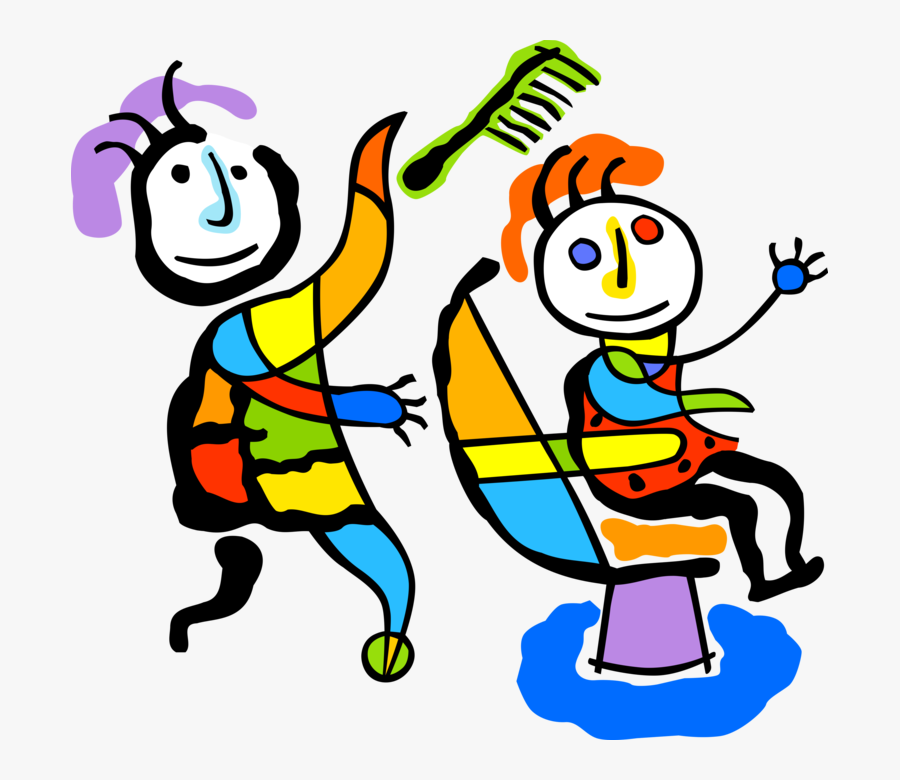 Vector Illustration Of Beauty Salon Beautician And - Hairdresser Clipart, Transparent Clipart