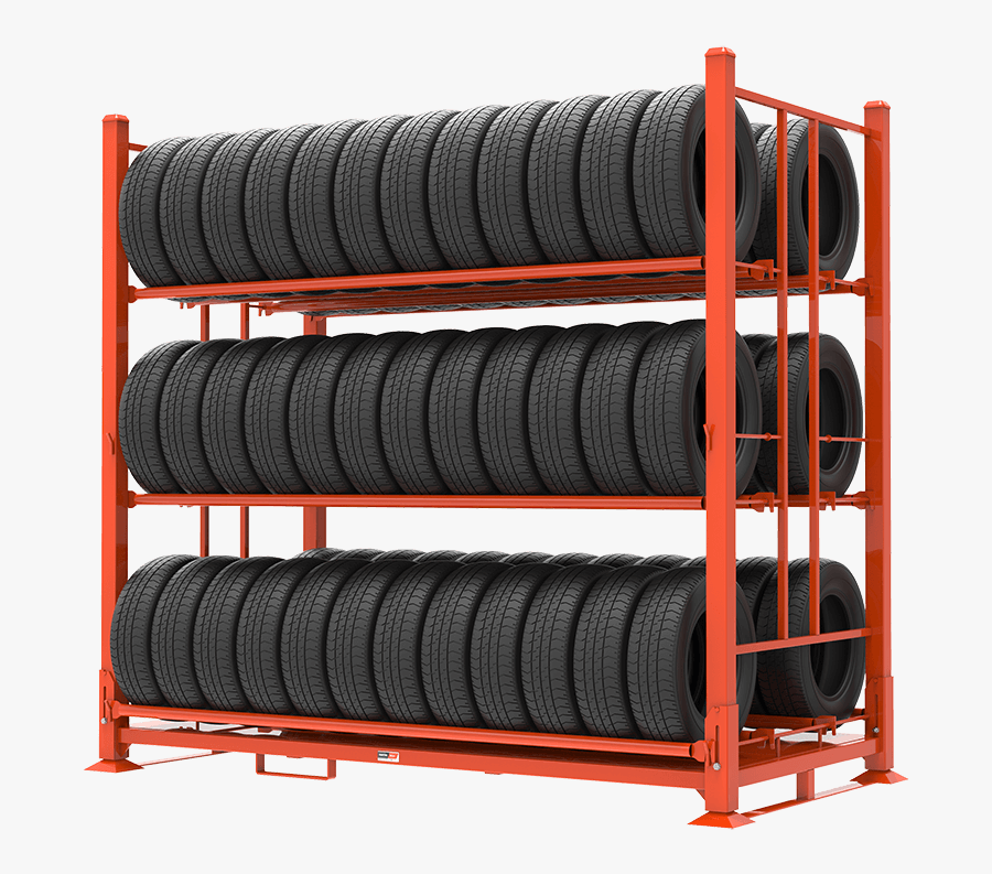 Transparent Stack Of Tires Png - Foldable Tyer Pallet, Transparent Clipart