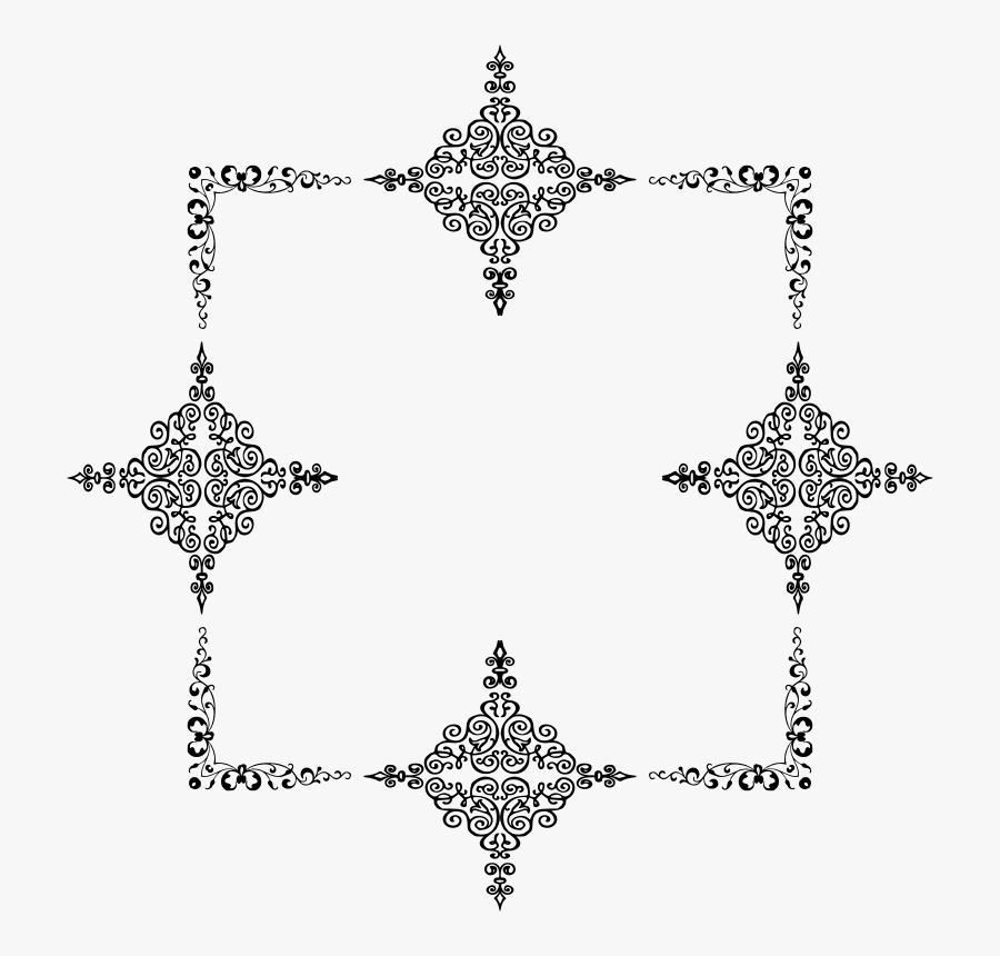 Elegant Frame - Motif, Transparent Clipart