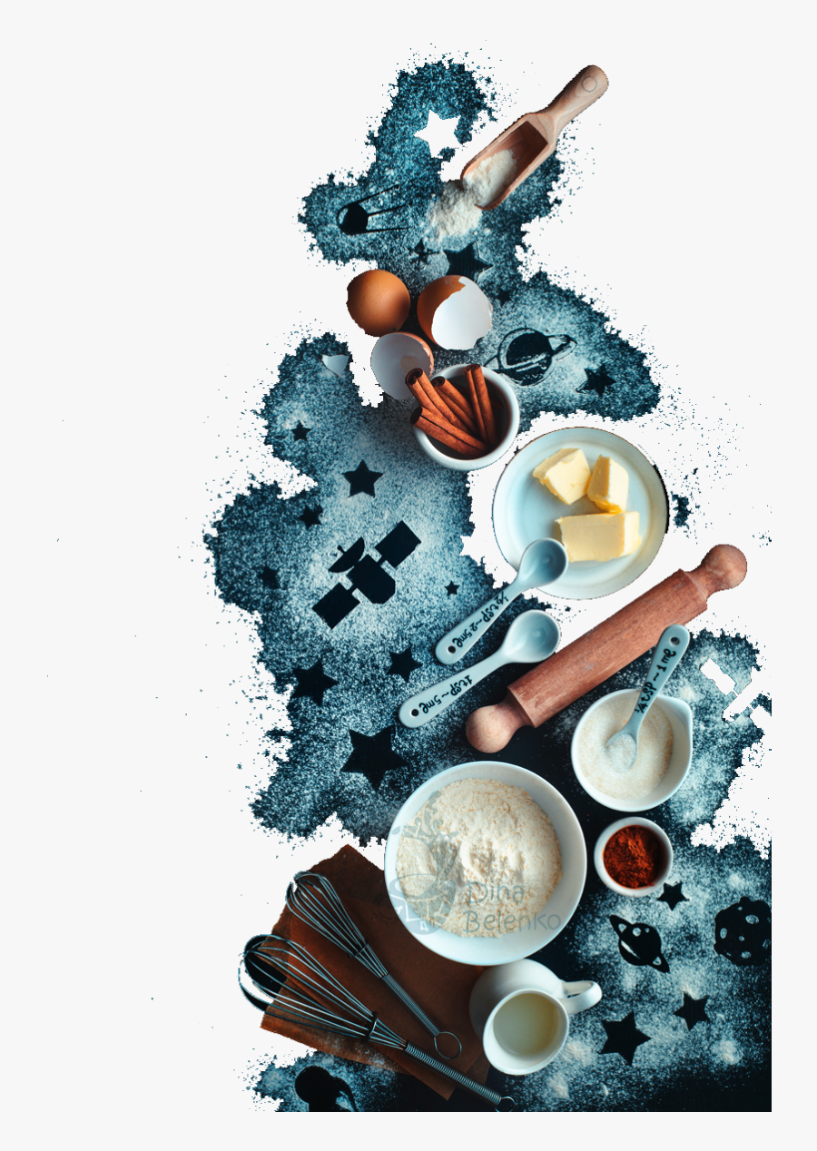 Clip Art Baking Photography - Flat Lay Food Photography, Transparent Clipart